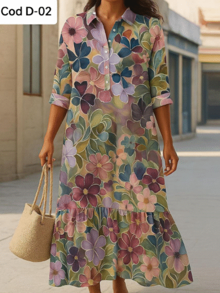 فستان صيفي طويل